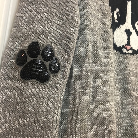 Cute Dog Sequins Paw Pads Sweater - Picture 2 of 8